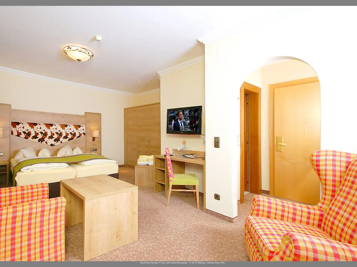 Ein Familienzimmer im Hotel Post am See