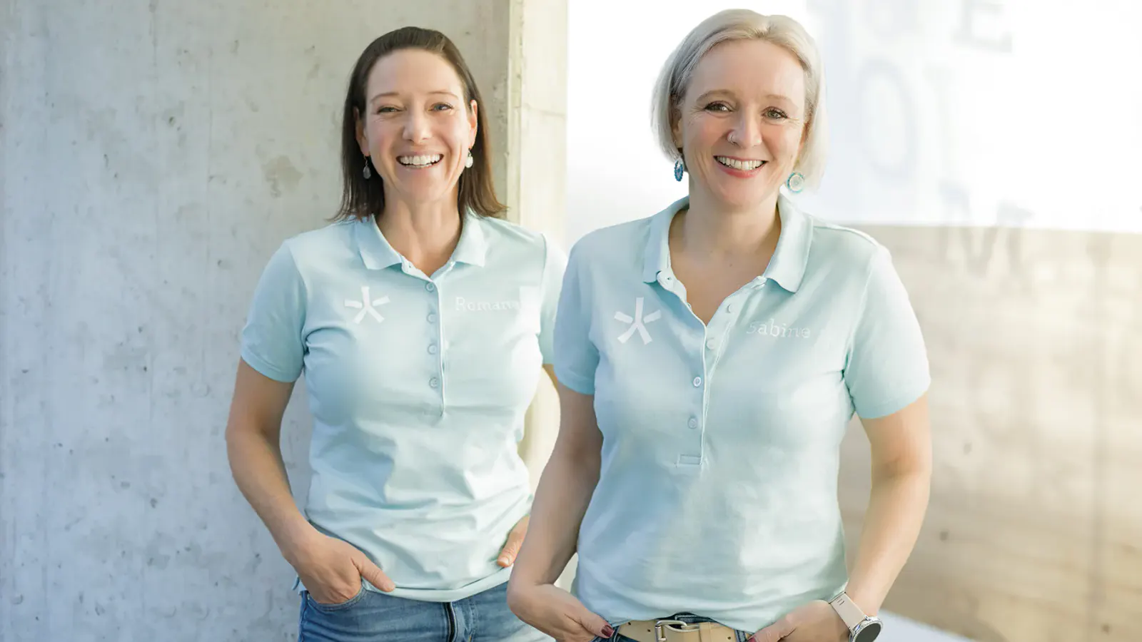 Icecab Mitarbeiterinnen Romana und Sabine