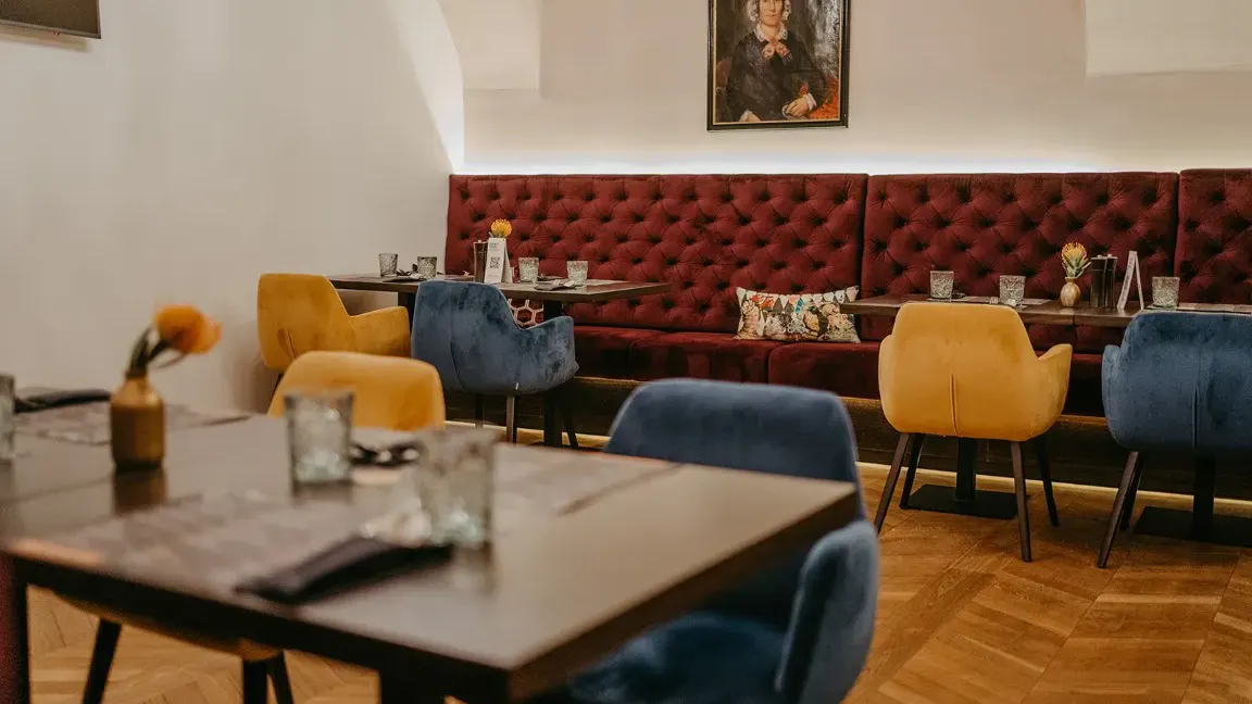Blick in das Restaurant des Hotels Palais 26