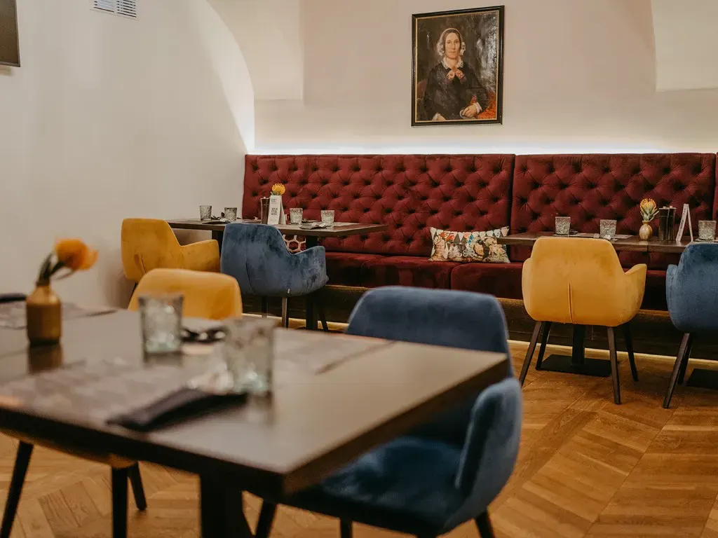 Blick in das Restaurant des Hotels Palais 26
