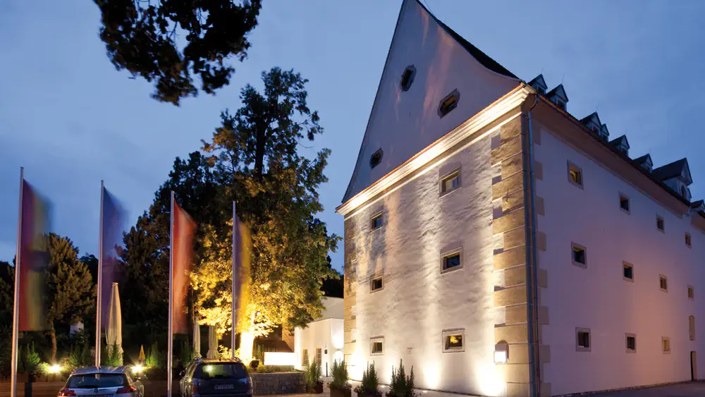Aussenansicht des Schüttkasten Geras