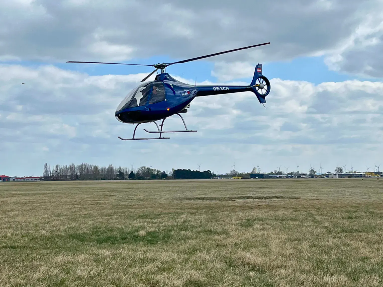 Hubschrauber in der Luft