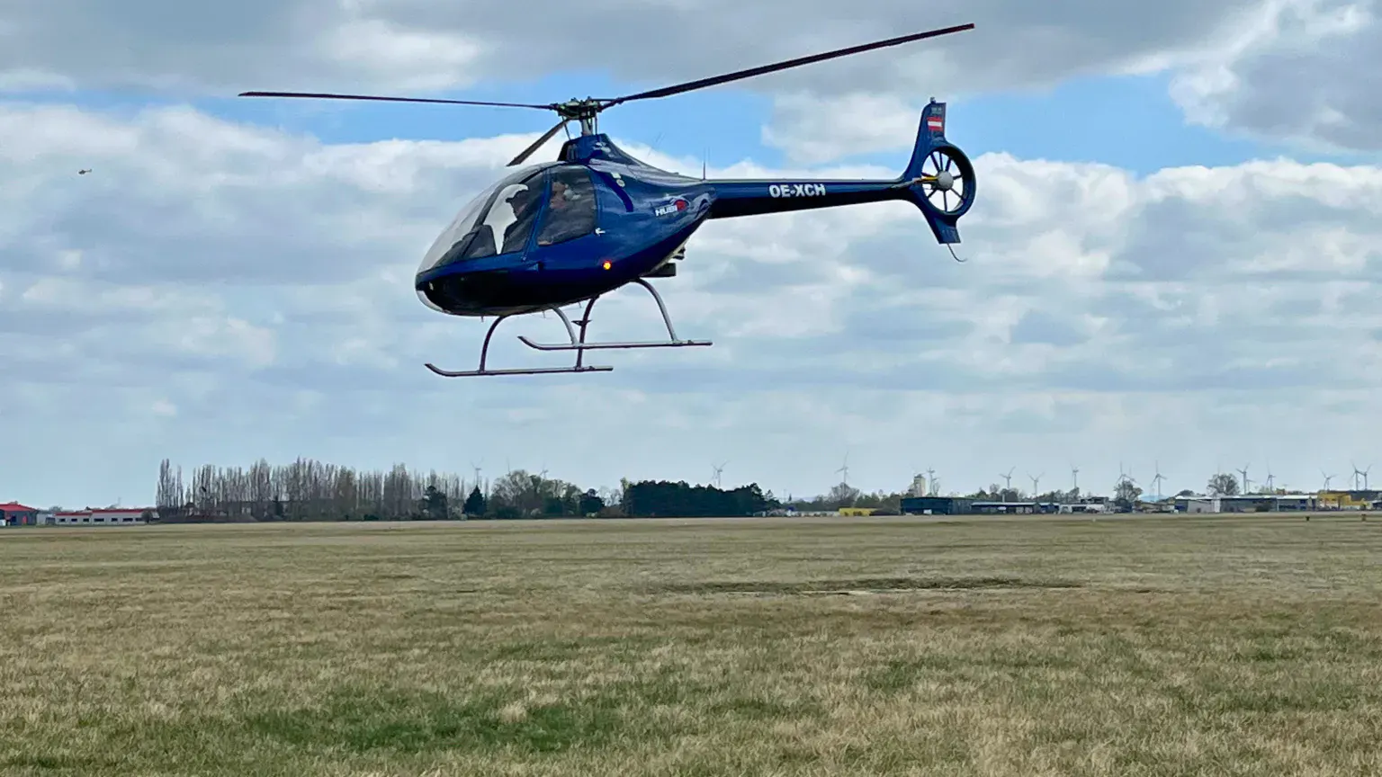 Hubschrauber in der Luft