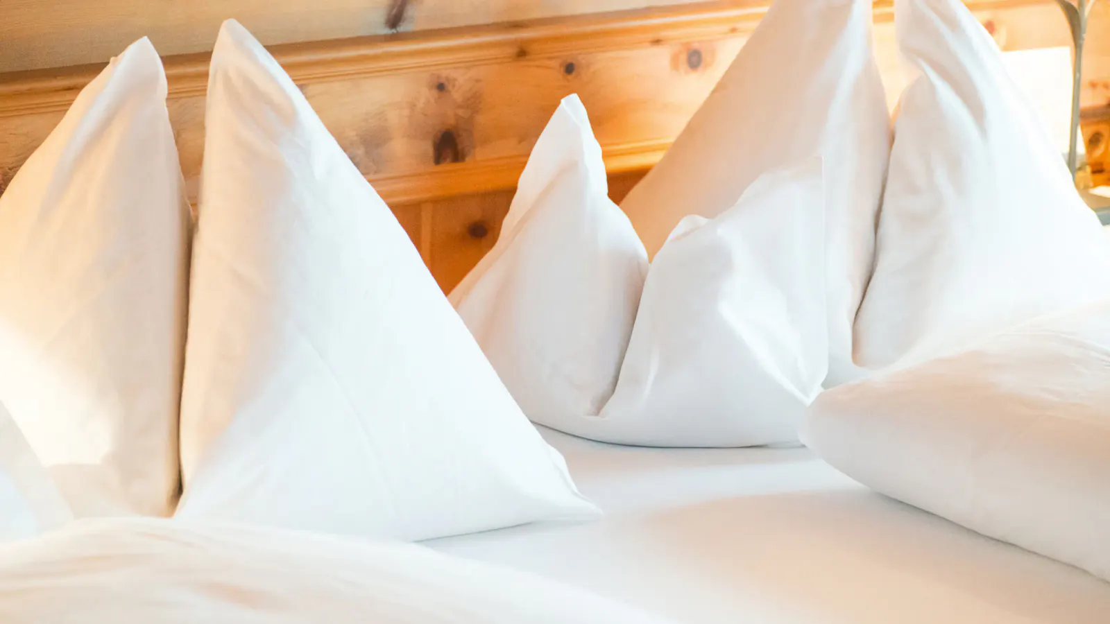 Stimmungsbild Hotelbett