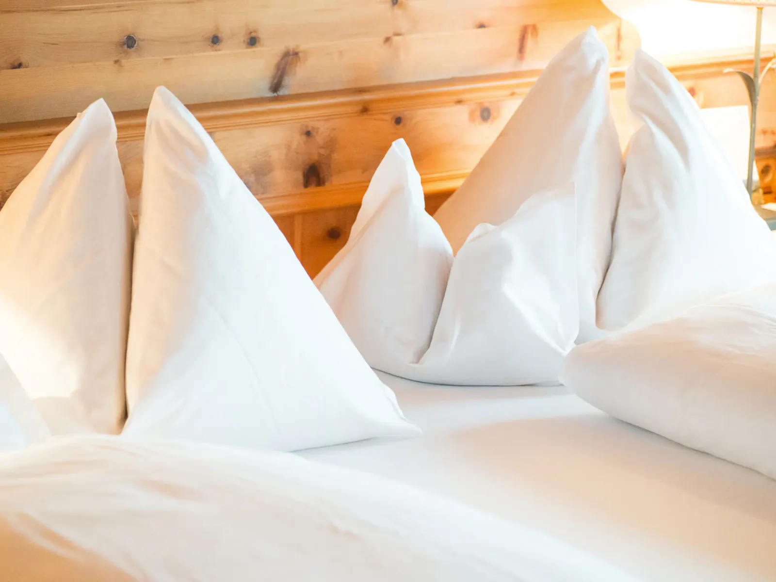 Stimmungsbild Hotelbett