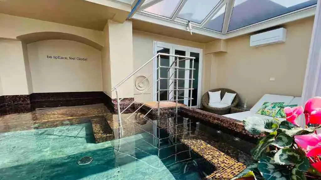 Spabereich der Villa Giada