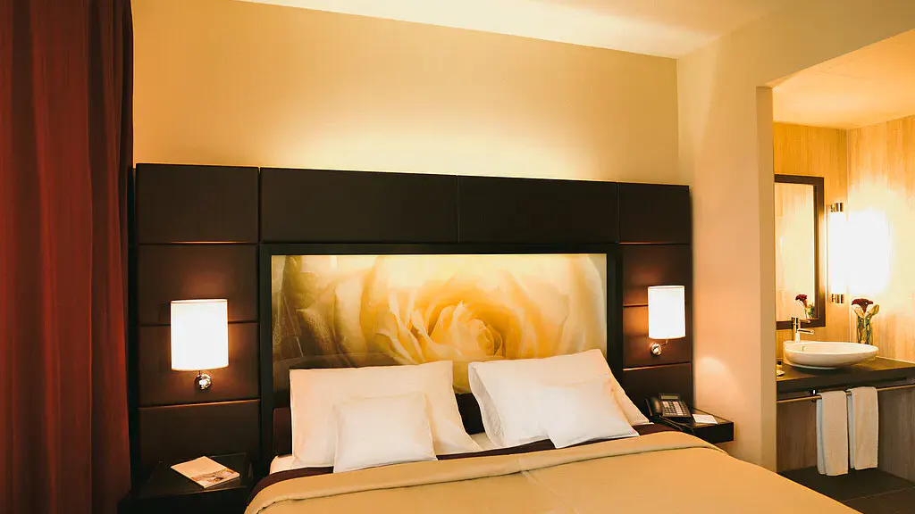 Beispiel eines Doppelzimmers im Lindner Hotel Am Belvedere Wien