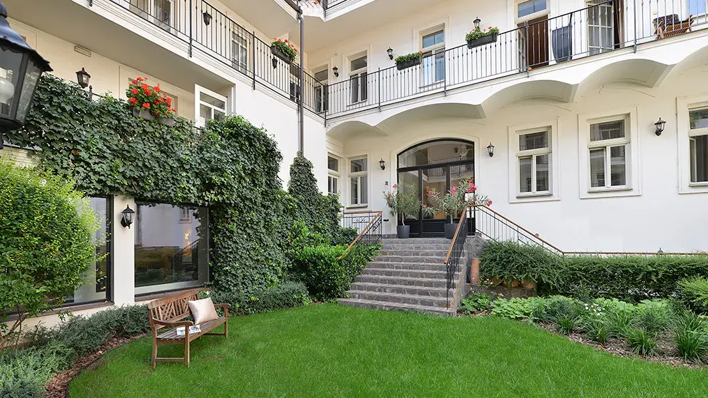 Garten des Hotel Angelis