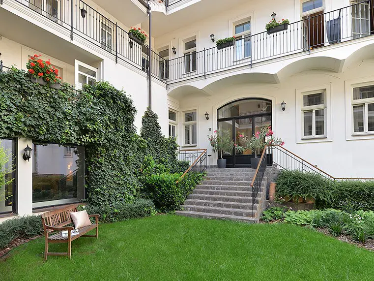 Garten des Hotel Angelis