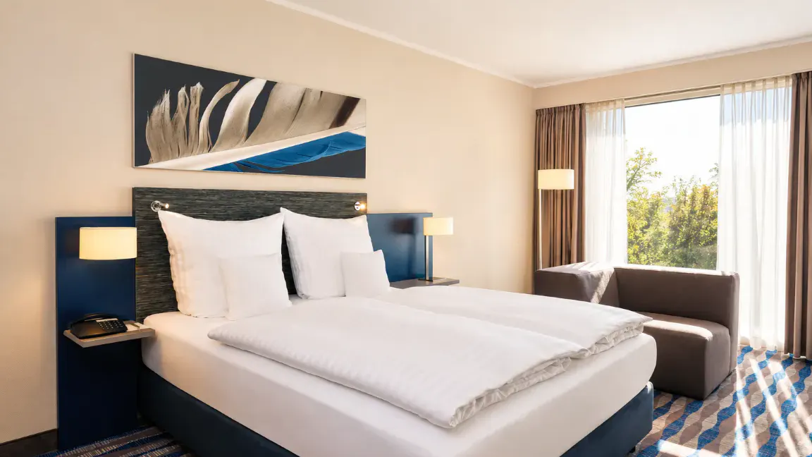 Zimmerbeispiel eines Doppelzimmers im Hotel Mercure Am Entenfang