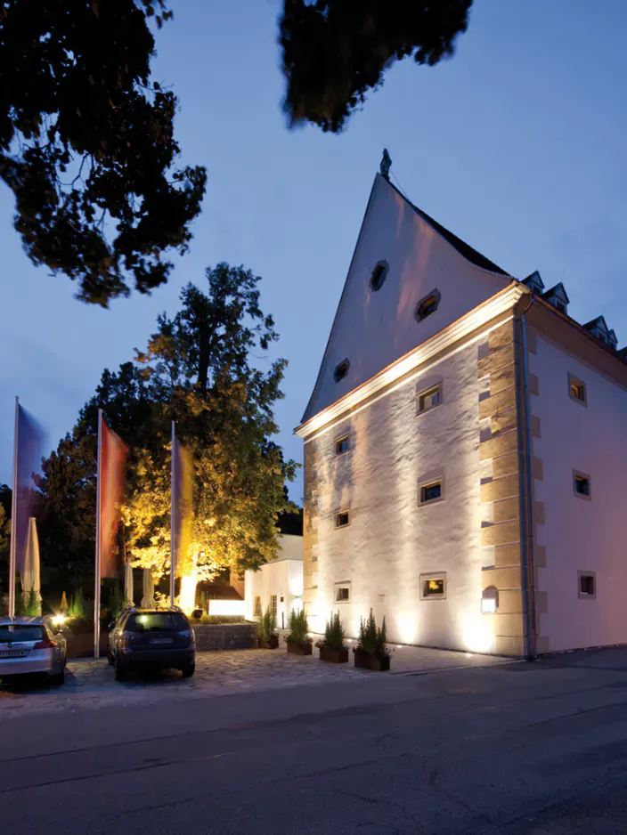 Aussenansicht des Schüttkasten Geras