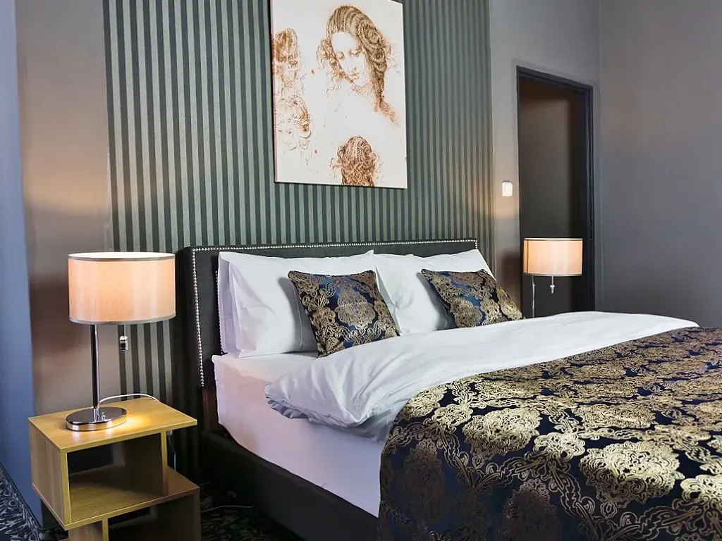 Zimmerbeispiel eines Doppelzimmers des DaVinci Hotel und Spa