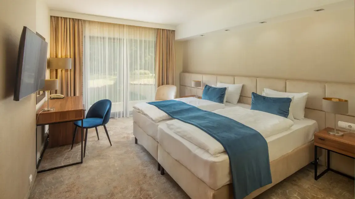 Beispiel eines Doppelzimmers im Hotel Fagus in Sopron