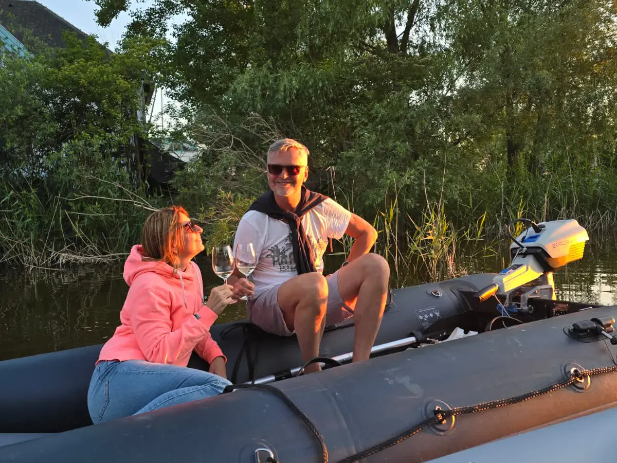 wein am boot