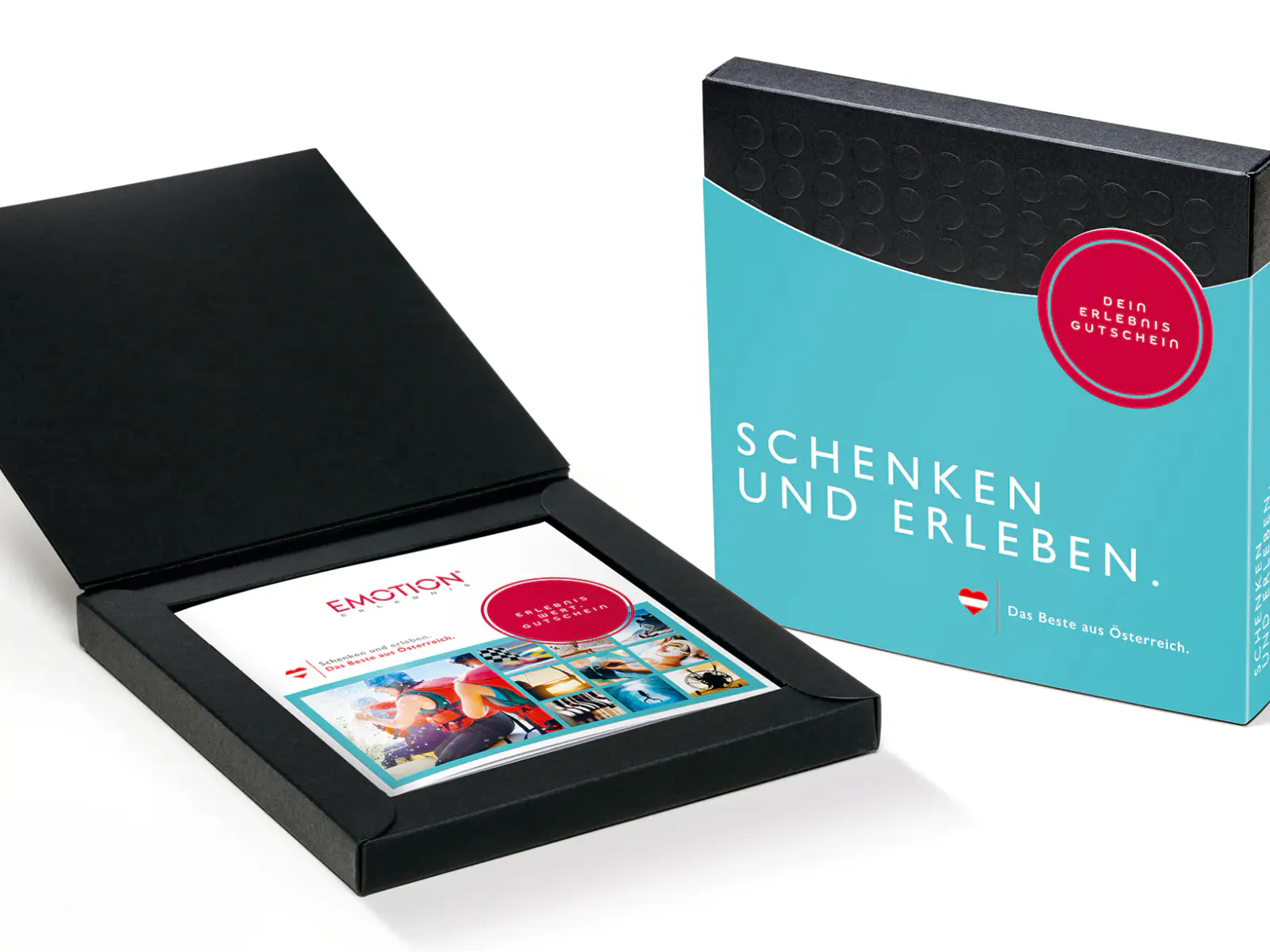 EMOTION Erlebnis Wertgutschein Box
