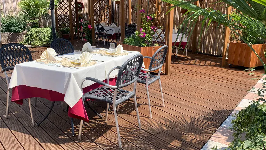 Terrasse des Hotels Patriarca