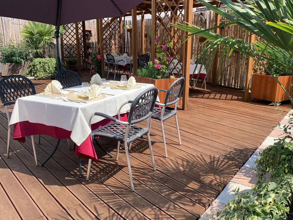 Terrasse des Hotels Patriarca